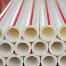 Полипропиленовая труба напорная армированная алюминием круглая белая для отопления S 2,5 (SDR 6) PP-R 75х12,5 мм ГОСТ/ТУ